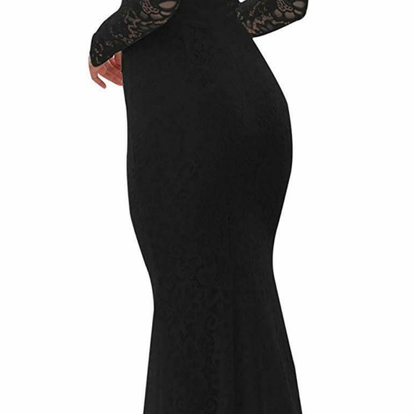 Made2envy Crochet Off Shoulder Maxi Evening Party - Picture 2 of 10